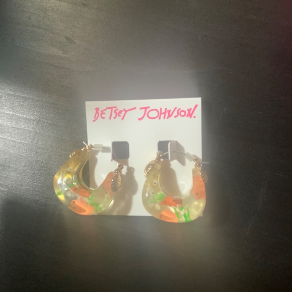 Betsey Johnson Fish Tank Earring's - DP2 - Picture 4 of 4